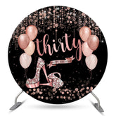 Rose Gold Diamant Funkeln Bokeh 30 Geburtstag Hintergrund